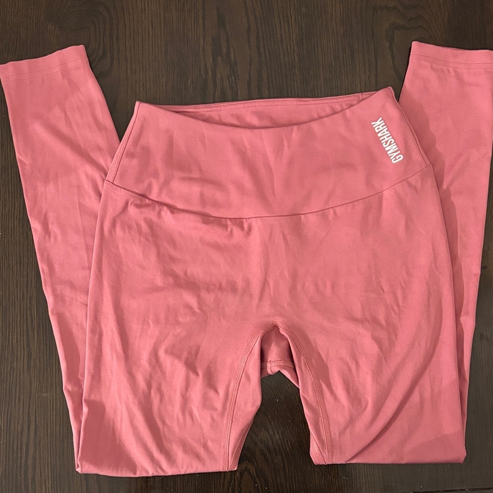 Gymshark High Waisted Leggings Rose Dusty Pink Small
